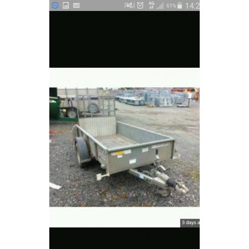 Ivory Williams sheep trailer