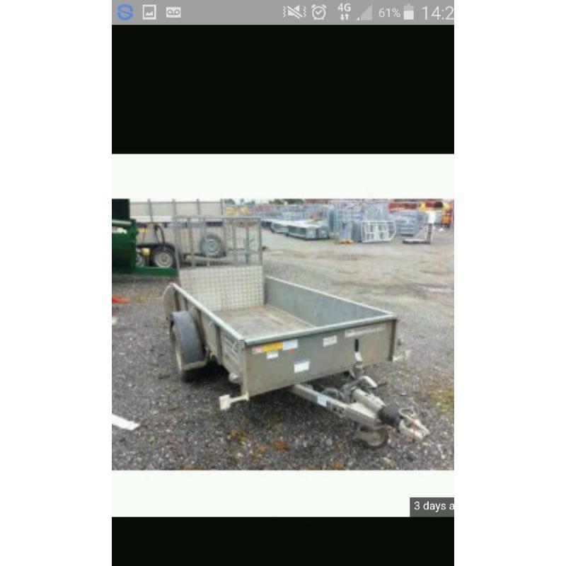 Ivory Williams sheep trailer
