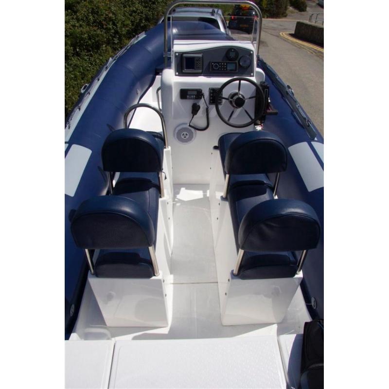 Two Man jockey seat pod, large, with storage for rib boat