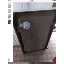 As new double shower tray
