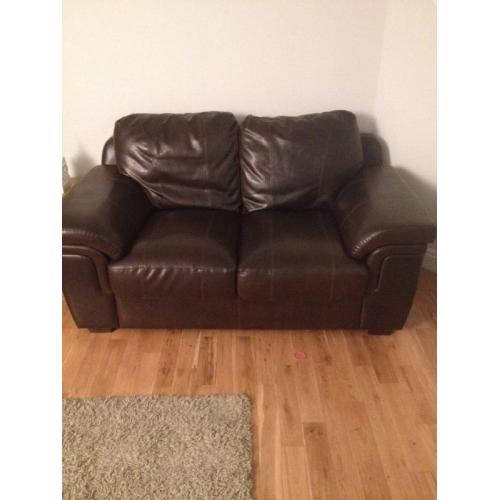 2 seater leather sofa