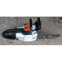 Sthil hand held petrol chainsaw