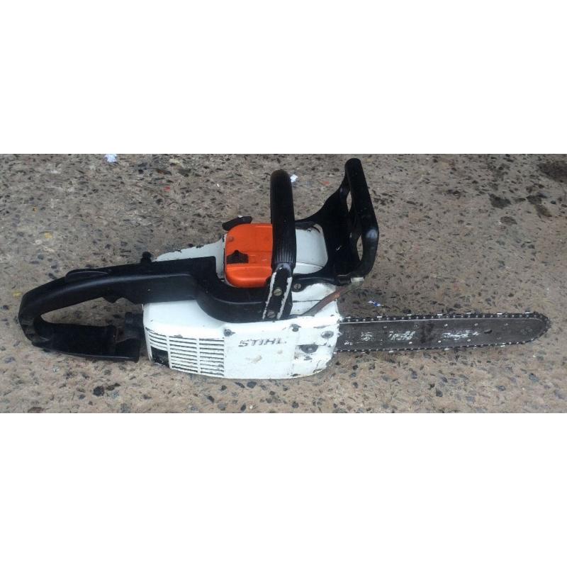 Sthil hand held petrol chainsaw