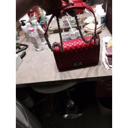 Channel handbag & mac makeup brushes