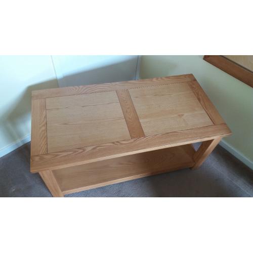 Solid Oak Coffee Table