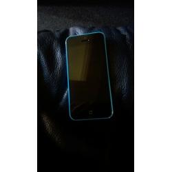 iphone 5c blue practically brand new