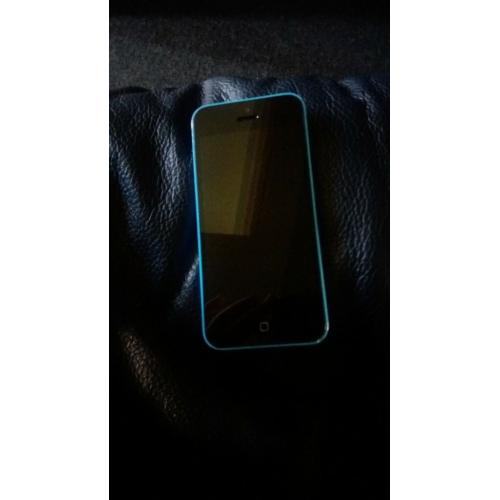 iphone 5c blue practically brand new