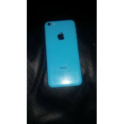 iphone 5c blue practically brand new