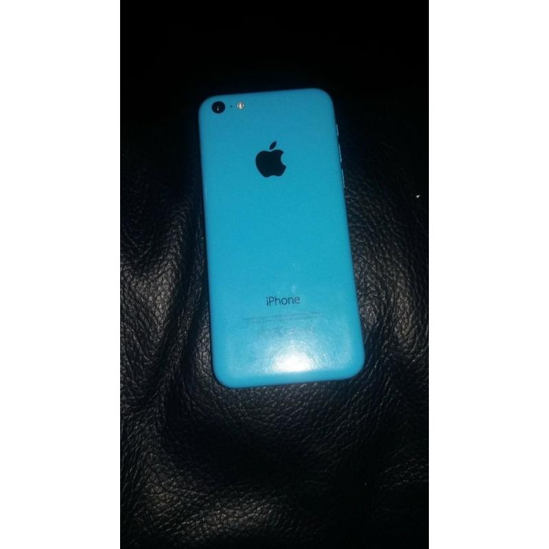 iphone 5c blue practically brand new