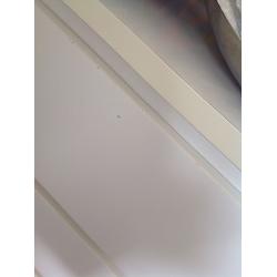 Malm four drawer chest of drawers white