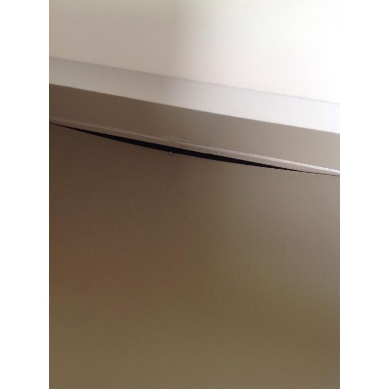 Malm four drawer chest of drawers white
