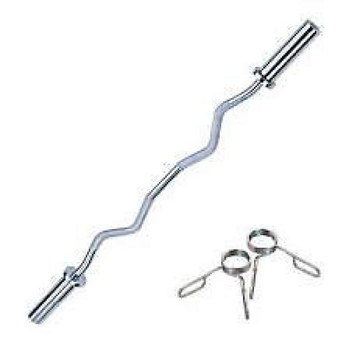 olympic ez bar and 2 collor clips