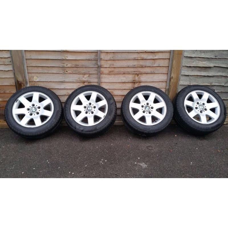 bmw 16 inch genuine alloys & Tyres fit 1 3 series vivaro traffic van 5x120
