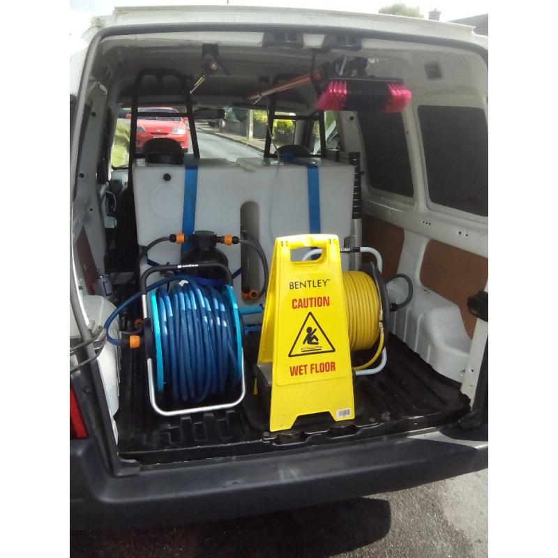 Window Cleaning Water Fed Pole Van. 2004 Berlingo 1.9D. 92k miles! Ready to work. Training included