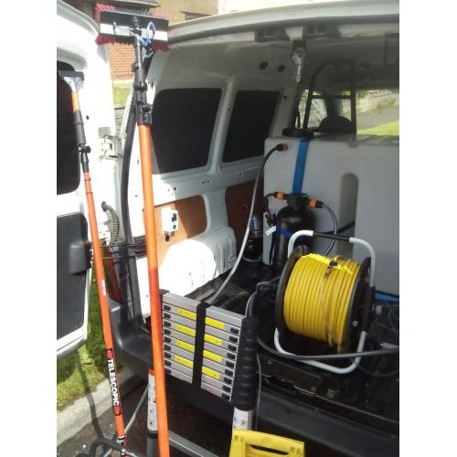 Window Cleaning Water Fed Pole Van. 2004 Berlingo 1.9D. 92k miles! Ready to work. Training included