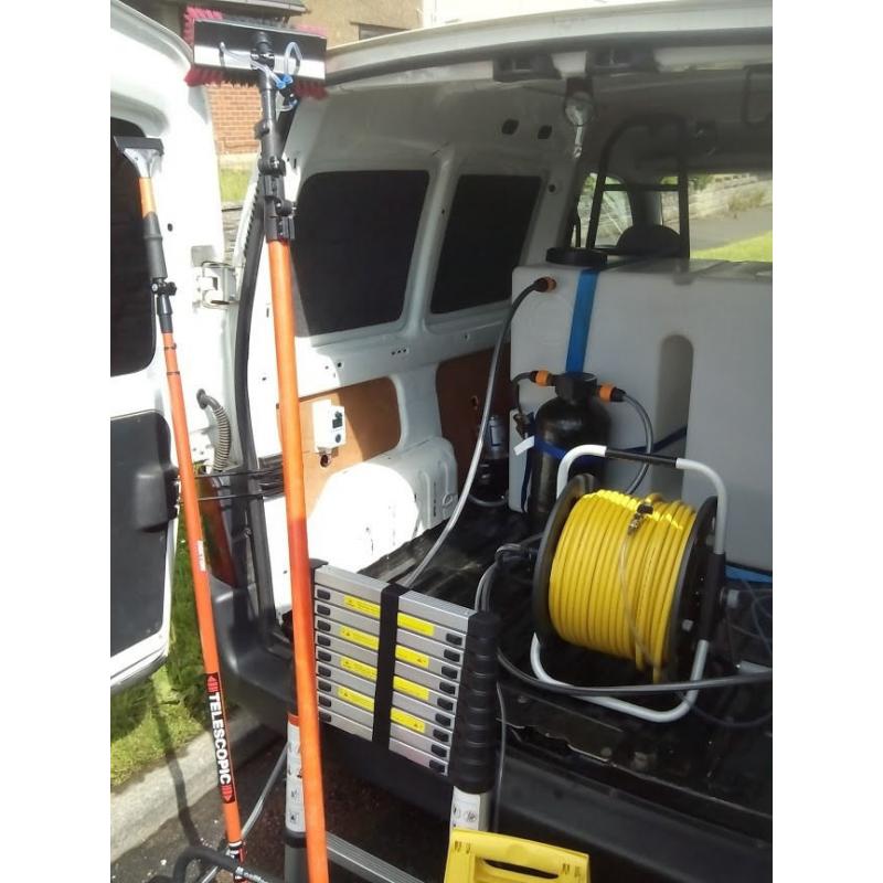 Window Cleaning Water Fed Pole Van. 2004 Berlingo 1.9D. 92k miles! Ready to work. Training included