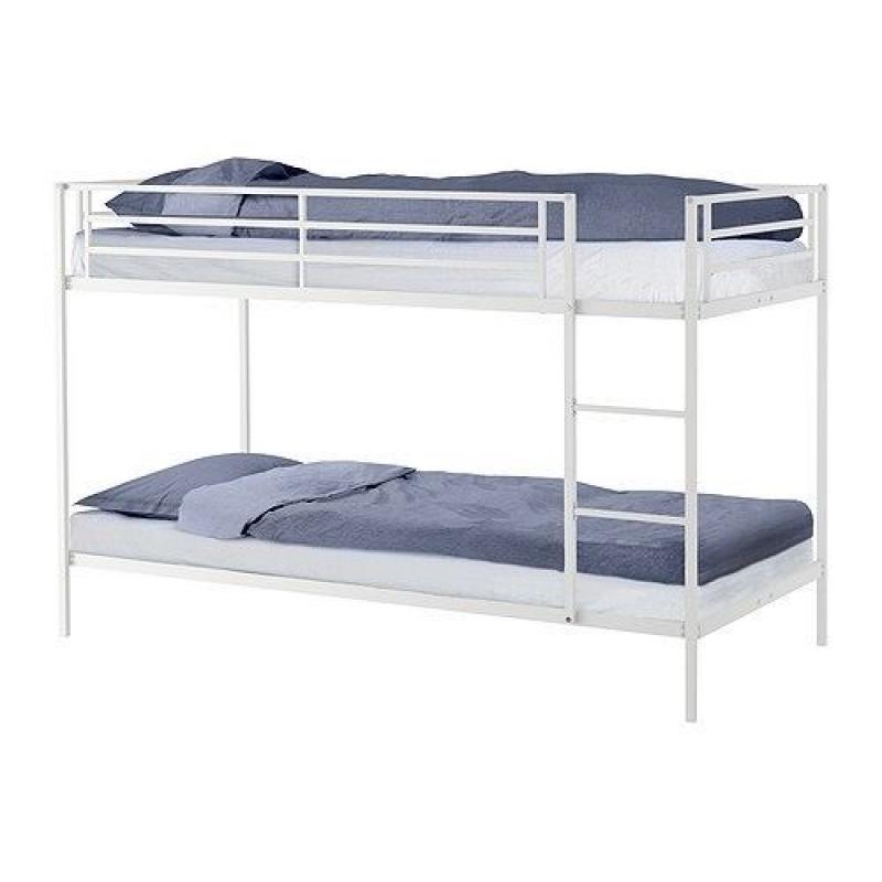 Ikea Flam Bunk Bed Frame (White)