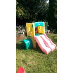 Little tikes double slide