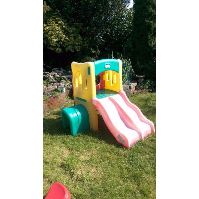 Little tikes double slide