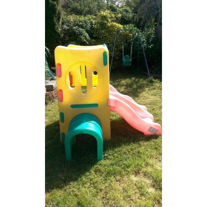 Little tikes double slide