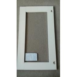 New Kitchen unit glass door. Howdens Tewksbury White Solid Oak 900 x500 NEW