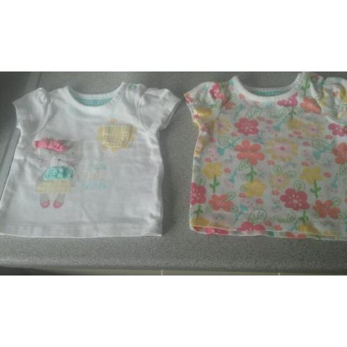 Baby girl 2 tops mothercare