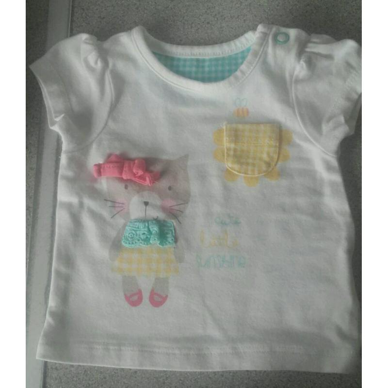 Baby girl 2 tops mothercare
