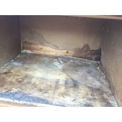 6ft x 4ft handmade rabbit hutch