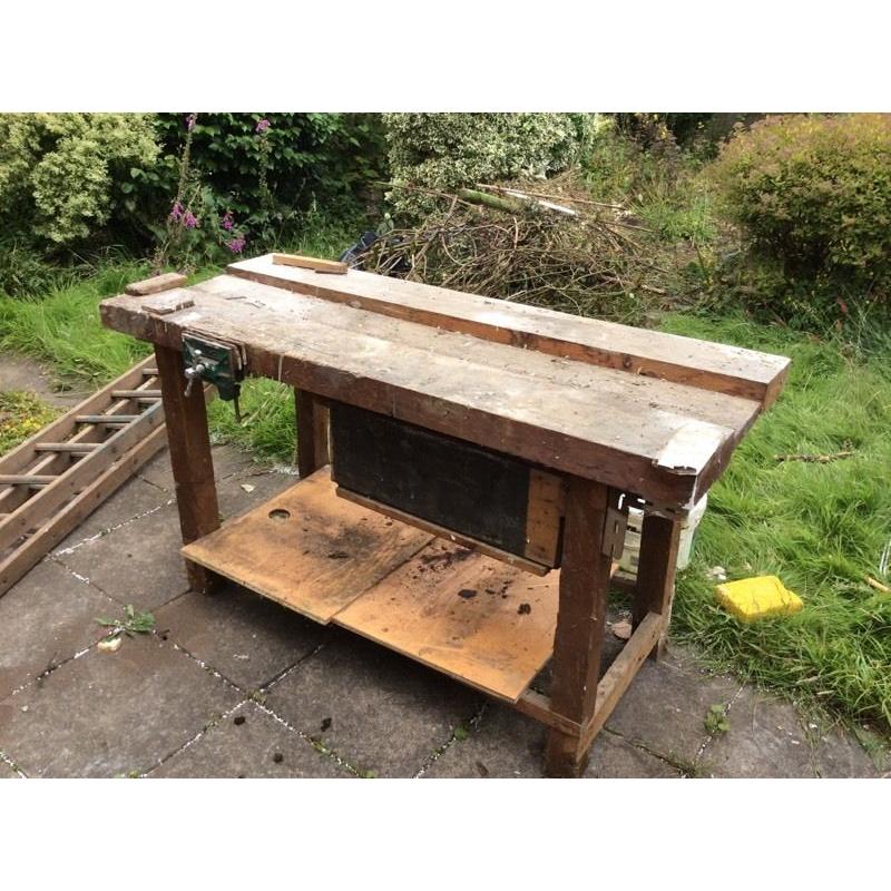 Vintage workshop bench