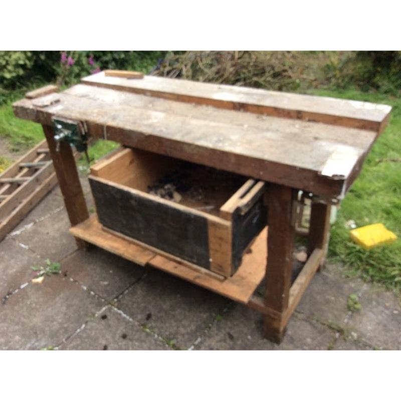 Vintage workshop bench
