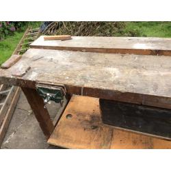 Vintage workshop bench