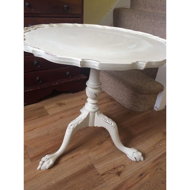 Up Cycled Solid Mahogany Side/Lamp Table