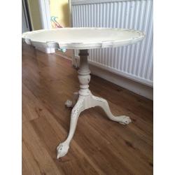 Up Cycled Solid Mahogany Side/Lamp Table