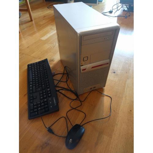 Desktop PC + mouse/keyboard, 2GB memory, 250GB HDD