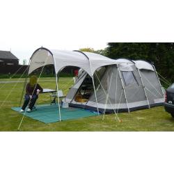 High spec Outwell Montana 4 tent & canopy.
