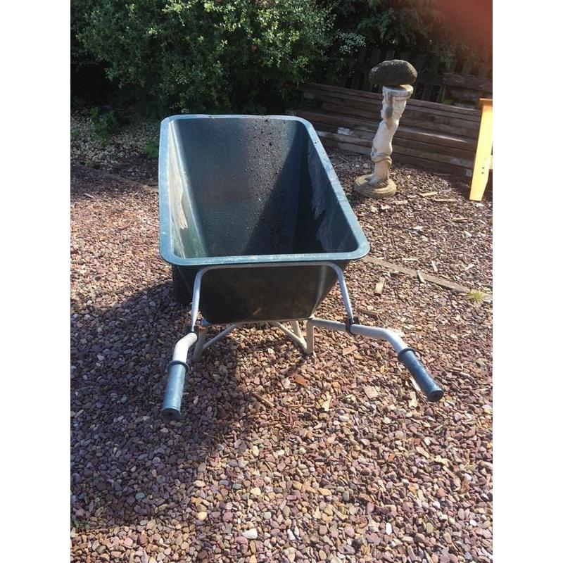 Twin wheel barrow