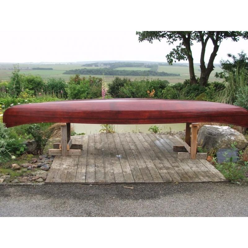 Canadian Canoe (Wood Strip) 17ft hand built.
