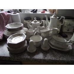 JOHNSON BROTHERS "MADISON" DINNER SET FOR FOUR
