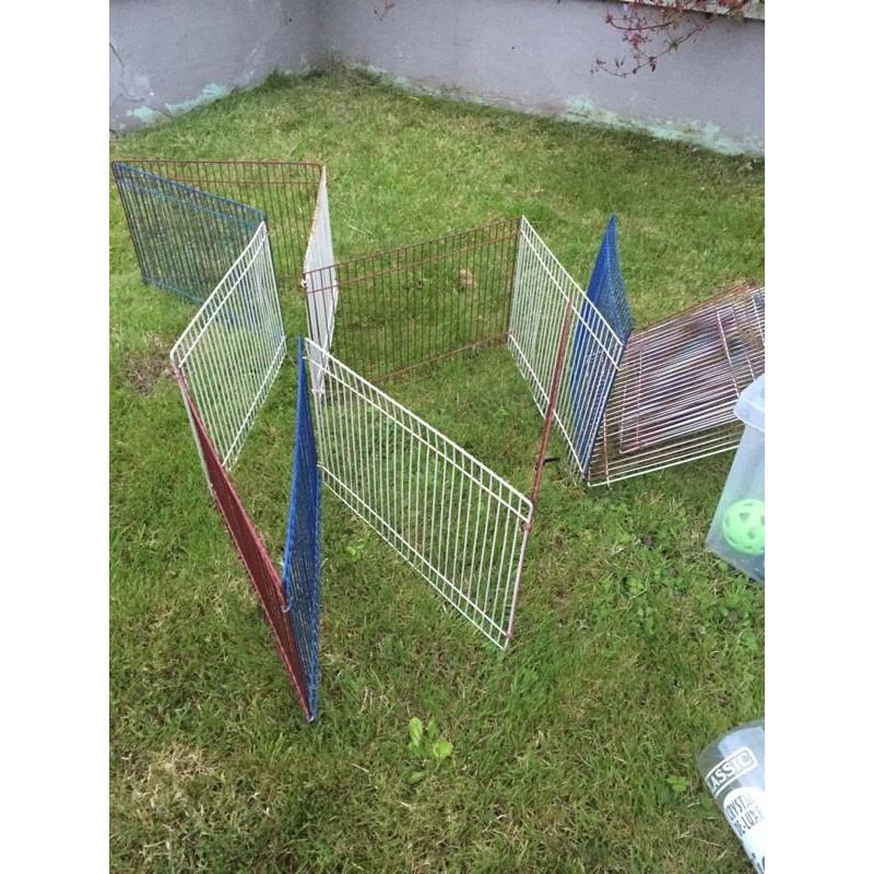 Guinea Pig Indoor Hutch & Accessories incl. food
