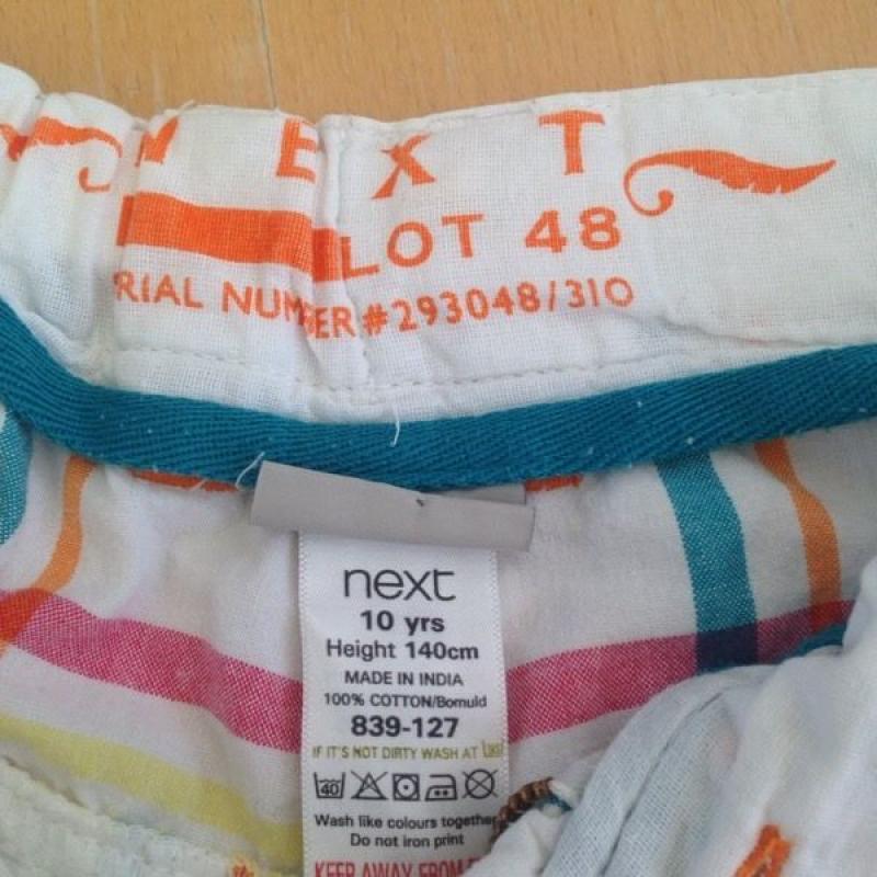 boys next shorts age 10 from next