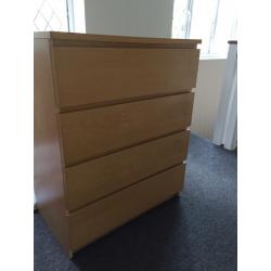 Good condition Malm drawers