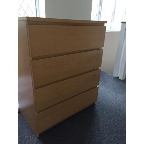Good condition Malm drawers