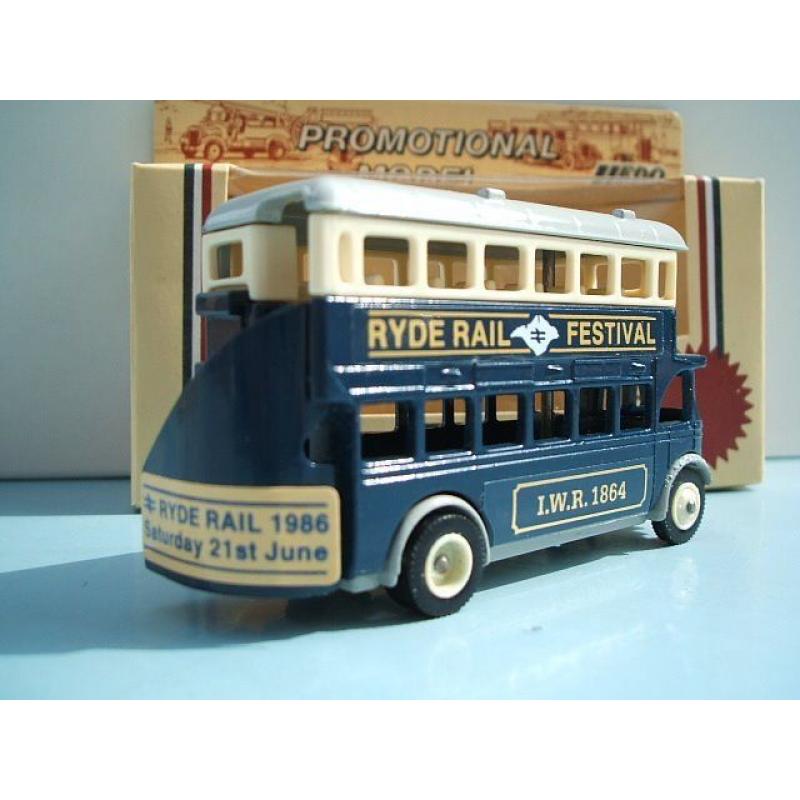 Lledo Promo Model AEC Regent D/D Bus Ryde Rail Festival Isle of Wight 1986 Gold Letter Version