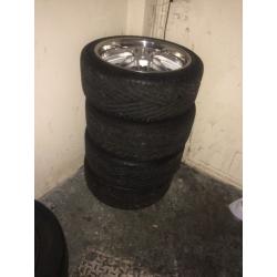 18 inch alloy wheels like new