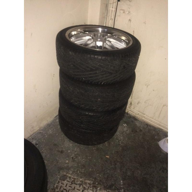 18 inch alloy wheels like new