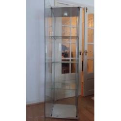 2 All glass display cabnets 3 shelves with light