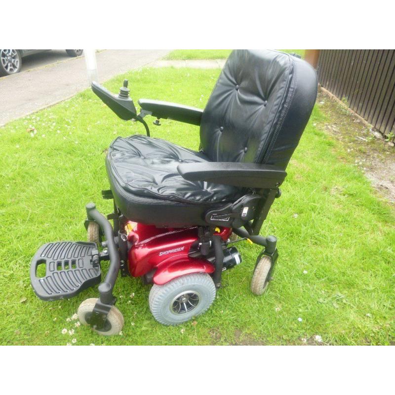 shoprider malaga powerchair excellent condition brand new batteries