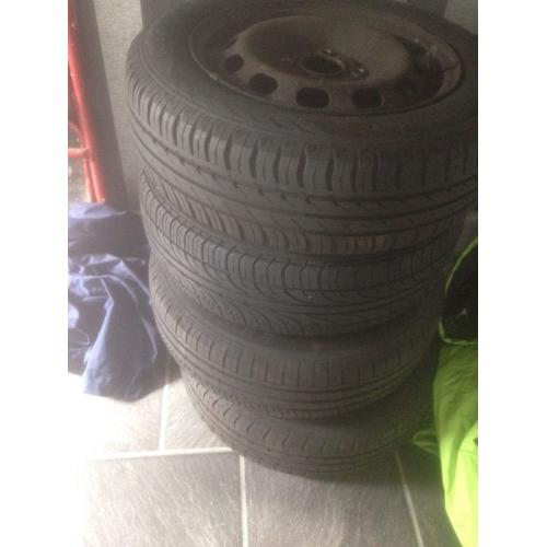 Fiesta wheels and tyres