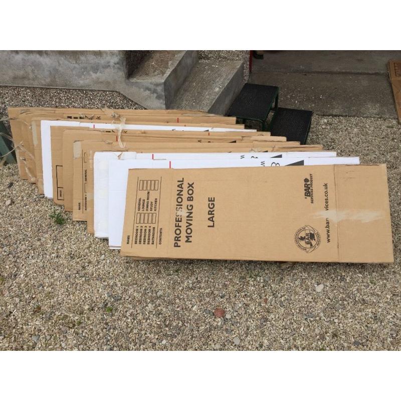 Moving boxes all sizes