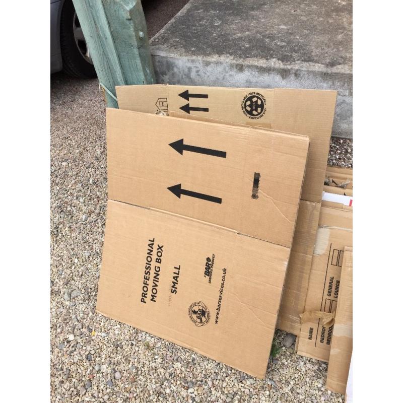 Moving boxes all sizes
